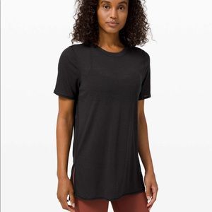 Lululemon Uncovered Tall Tee in black